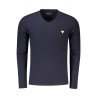 GUESS JEANS T-SHIRT MANICHE LUNGHE UOMO BLU