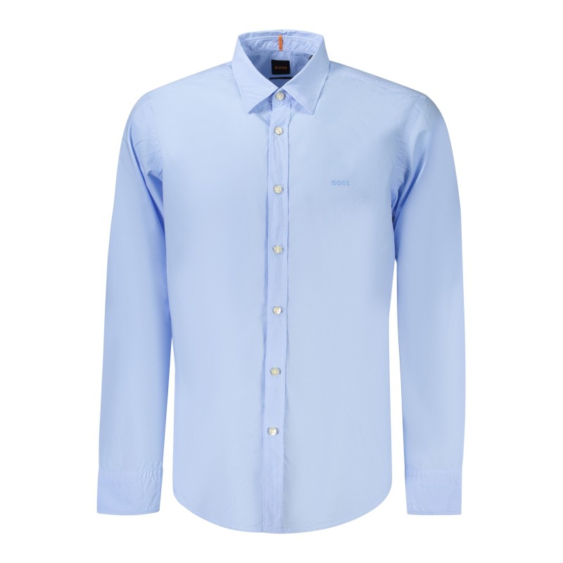 BOSS CAMICIA MANICHE LUNGHE UOMO AZZURRO