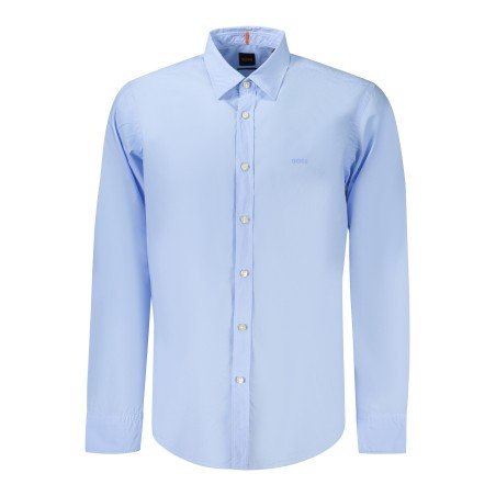 BOSS CAMICIA MANICHE LUNGHE UOMO AZZURRO