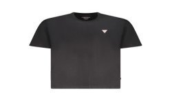 GUESS JEANS T-SHIRT MANICHE CORTE UOMO NERO