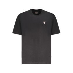 GUESS JEANS T-SHIRT MANICHE CORTE UOMO NERO