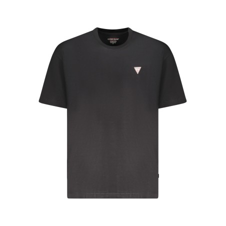 GUESS JEANS T-SHIRT MANICHE CORTE UOMO NERO