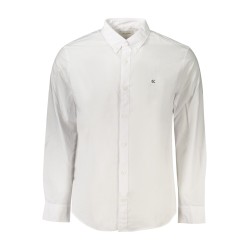 CALVIN KLEIN CAMICIA MANICHE LUNGHE UOMO BIANCO