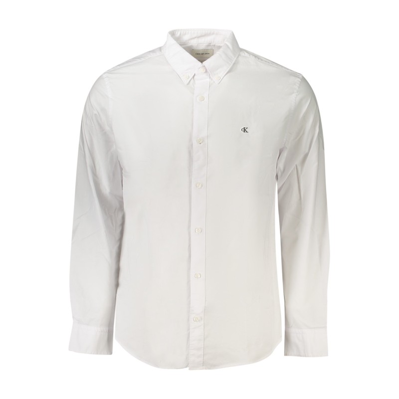 CALVIN KLEIN CAMICIA MANICHE LUNGHE UOMO BIANCO