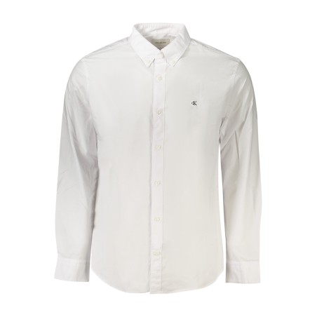 CALVIN KLEIN CAMICIA MANICHE LUNGHE UOMO BIANCO