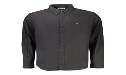 CALVIN KLEIN CAMICIA MANICHE LUNGHE UOMO NERO
