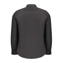 CALVIN KLEIN CAMICIA MANICHE LUNGHE UOMO NERO