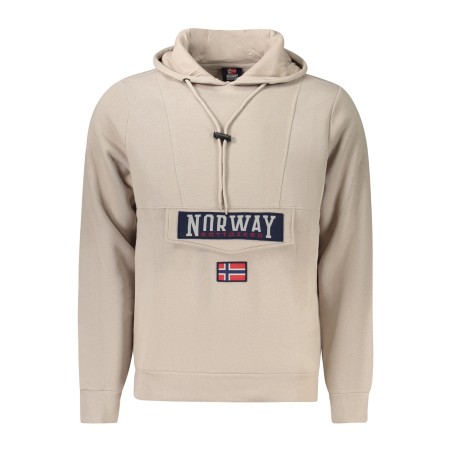 NORWAY 1963 FELPA SENZA ZIP UOMO BEIGE