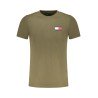 TOMMY HILFIGER T-SHIRT MANICHE CORTE UOMO VERDE