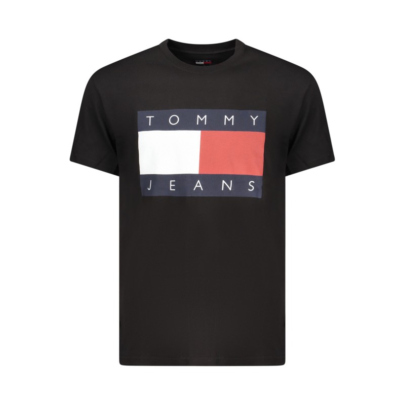 TOMMY HILFIGER T-SHIRT MANICHE CORTE UOMO NERO