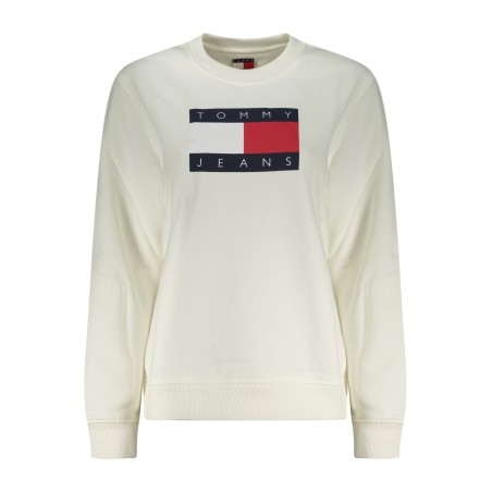 TOMMY HILFIGER FELPA SENZA ZIP DONNA BIANCO