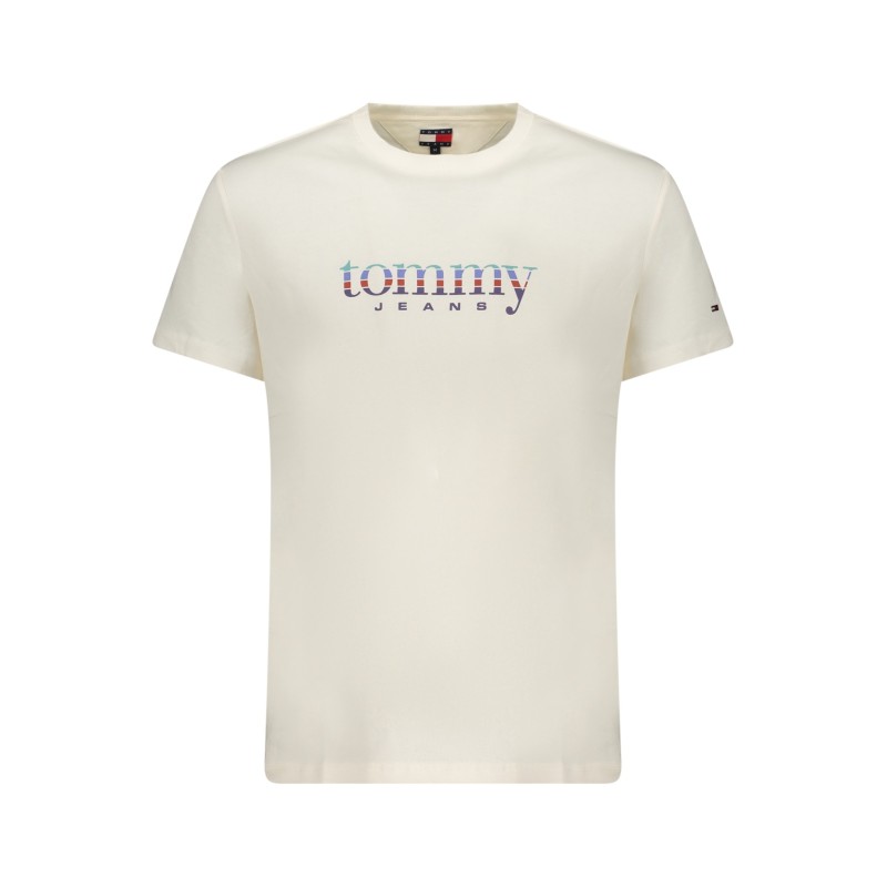 TOMMY HILFIGER T-SHIRT MANICHE CORTE UOMO BIANCO