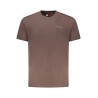 TOMMY HILFIGER T-SHIRT MANICHE CORTE UOMO MARRONE