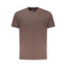 TOMMY HILFIGER T-SHIRT MANICHE CORTE UOMO MARRONE