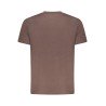 TOMMY HILFIGER T-SHIRT MANICHE CORTE UOMO MARRONE