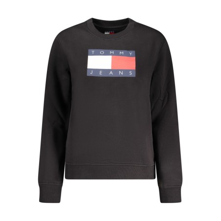 TOMMY HILFIGER FELPA SENZA ZIP DONNA NERO