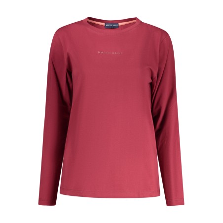 NORTH SAILS T-SHIRT MANICHE LUNGHE DONNA ROSSO