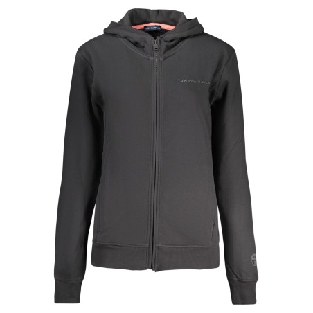 NORTH SAILS FELPA CON ZIP DONNA NERO