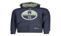 NORTH SAILS FELPA CON ZIP BAMBINO BLU