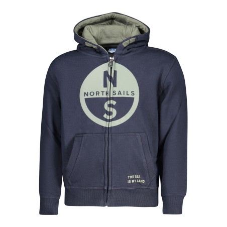 NORTH SAILS FELPA CON ZIP BAMBINO BLU