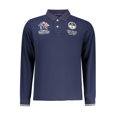 NORTH SAILS POLO MANICHE LUNGHE UOMO BLU