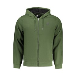 U.S. GRAND FELPA CON ZIP UOMO VERDE