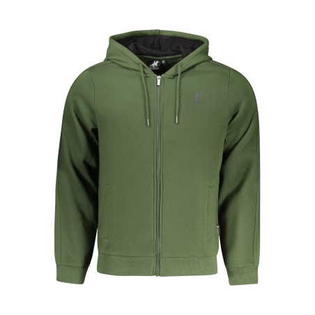 U.S. GRAND FELPA CON ZIP UOMO VERDE