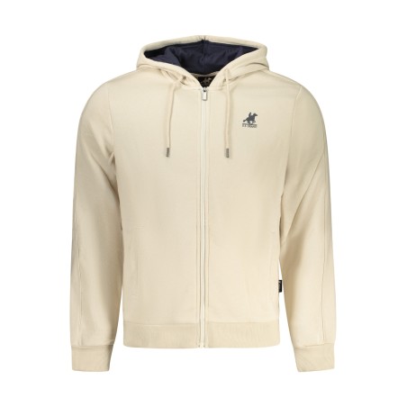 U.S. GRAND FELPA CON ZIP UOMO BEIGE