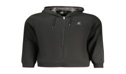 U.S. GRAND FELPA CON ZIP UOMO NERO