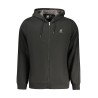 U.S. GRAND FELPA CON ZIP UOMO NERO