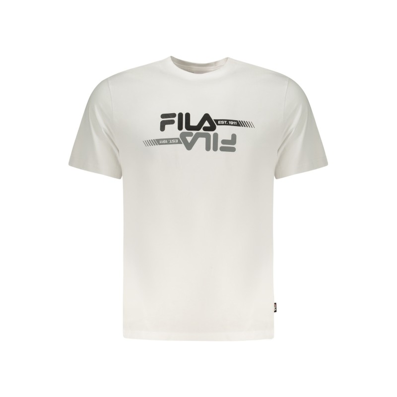 FILA T-SHIRT MANICHE CORTE UOMO BIANCO