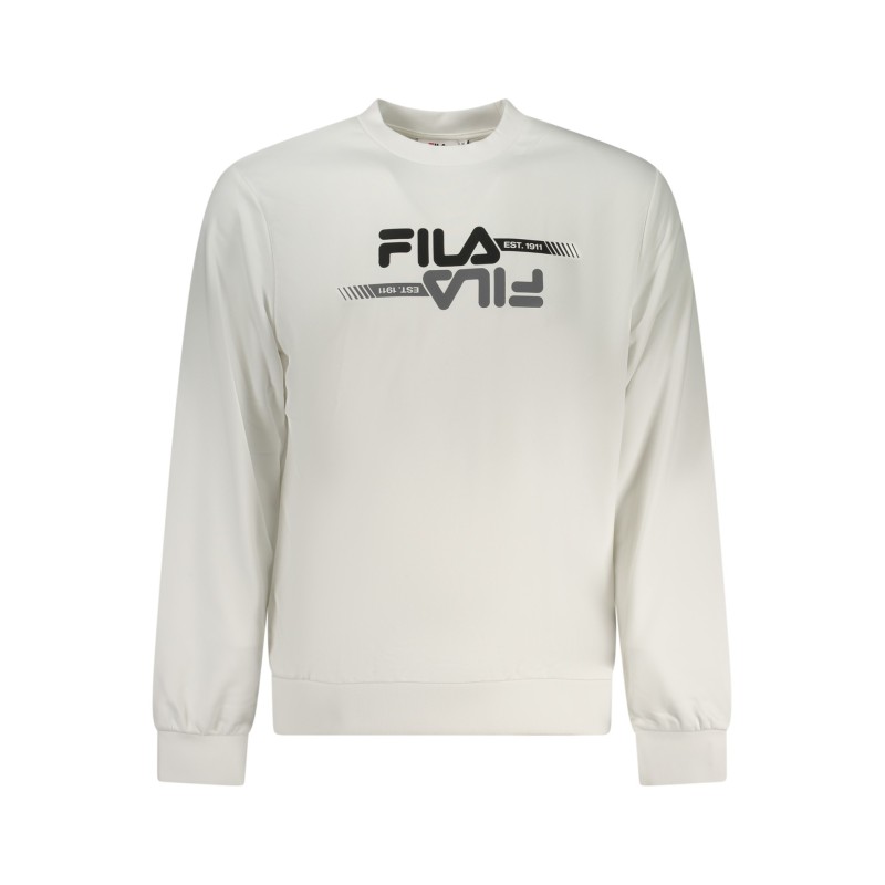 FILA FELPA SENZA ZIP UOMO BIANCO