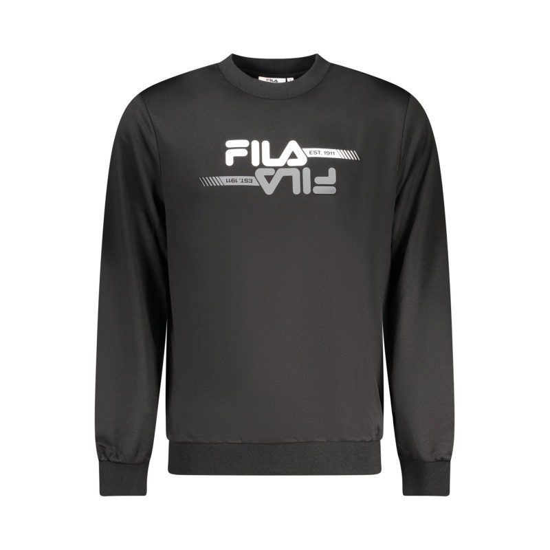 FILA FELPA SENZA ZIP UOMO NERO