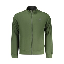 U.S. GRAND FELPA CON ZIP UOMO VERDE
