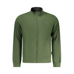 U.S. GRAND FELPA CON ZIP UOMO VERDE