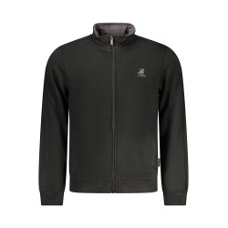 U.S. GRAND FELPA CON ZIP UOMO NERO