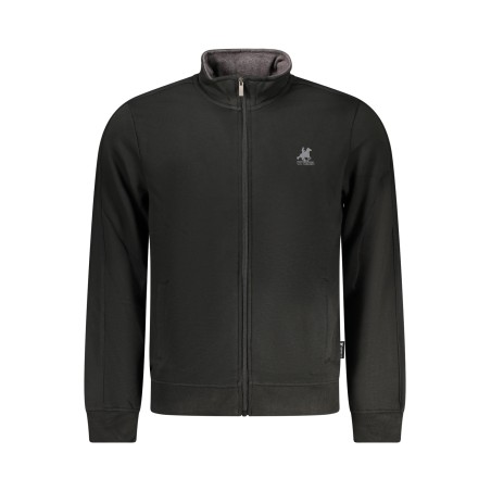 U.S. GRAND FELPA CON ZIP UOMO NERO