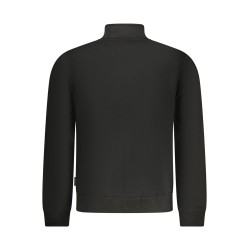 U.S. GRAND FELPA CON ZIP UOMO NERO