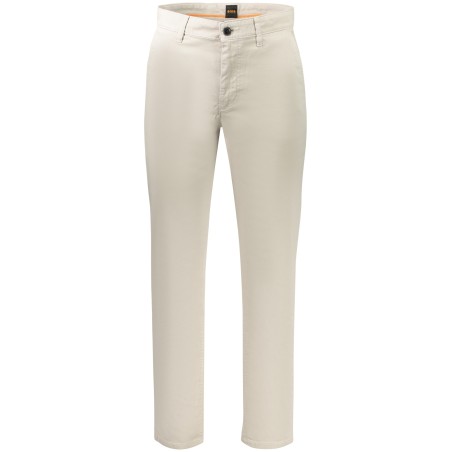 BOSS PANTALONE UOMO BEIGE