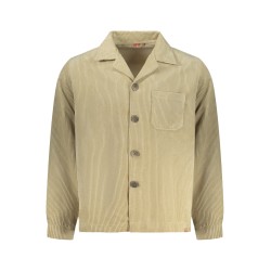 RIFLE CAMICIA MANICHE LUNGHE UOMO BEIGE