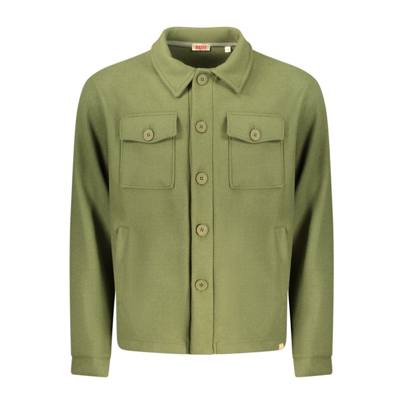 RIFLE CAMICIA MANICHE LUNGHE UOMO VERDE