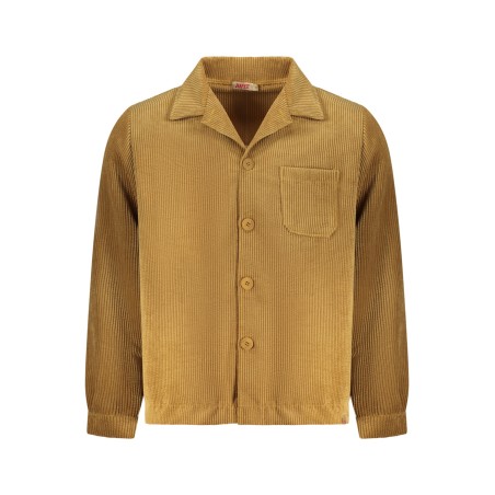 RIFLE CAMICIA MANICHE LUNGHE UOMO MARRONE