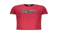 PEPE JEANS T-SHIRT MANICHE CORTE UOMO ROSSO