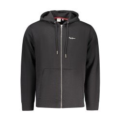 PEPE JEANS FELPA CON ZIP UOMO NERO