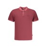 PEPE JEANS POLO MANICHE CORTE UOMO ROSSO