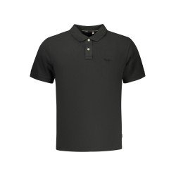 PEPE JEANS POLO MANICHE CORTE UOMO NERO