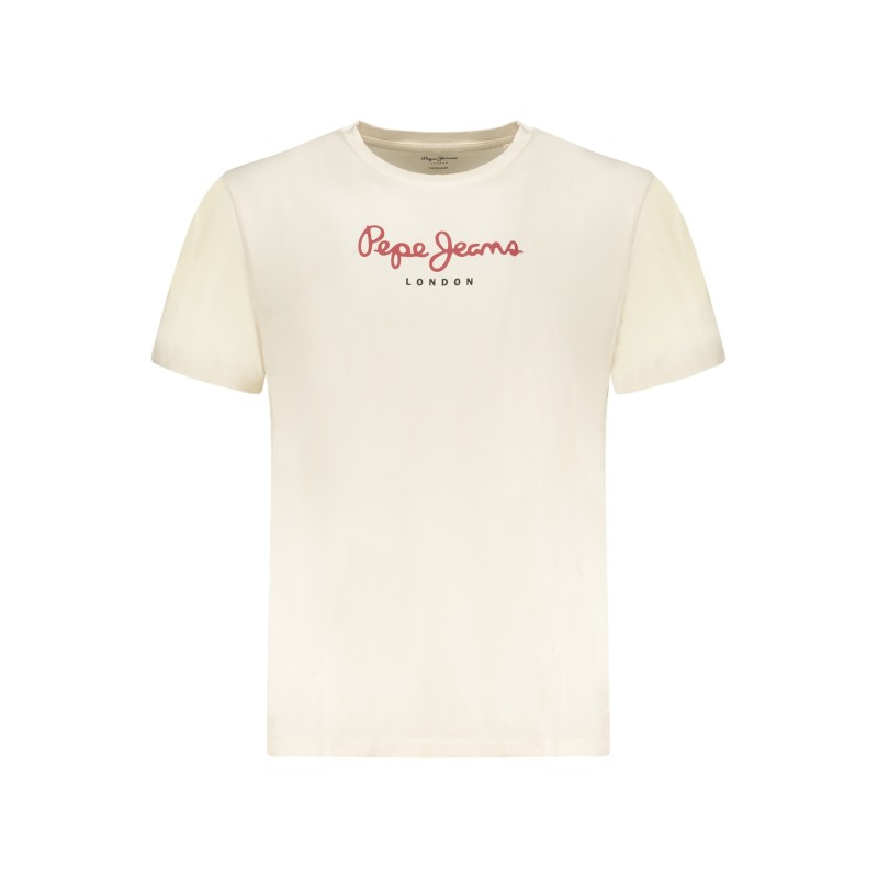PEPE JEANS T-SHIRT MANICHE CORTE UOMO BEIGE
