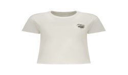 PEPE JEANS T-SHIRT MANICHE CORTE DONNA BIANCO