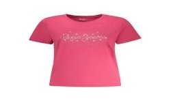 PEPE JEANS T-SHIRT MANICHE CORTE DONNA ROSA