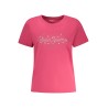 PEPE JEANS T-SHIRT MANICHE CORTE DONNA ROSA